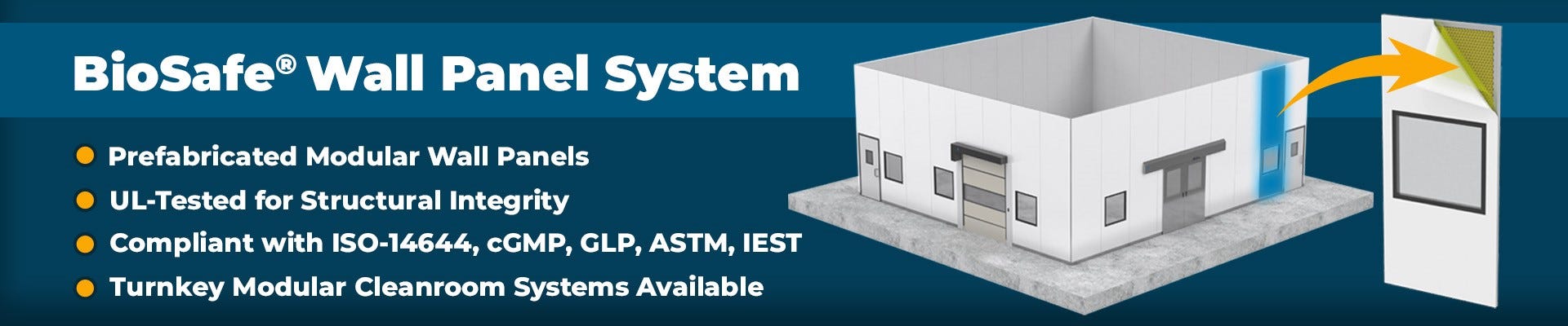 BioSafe Wall Panel System | Terra Universal