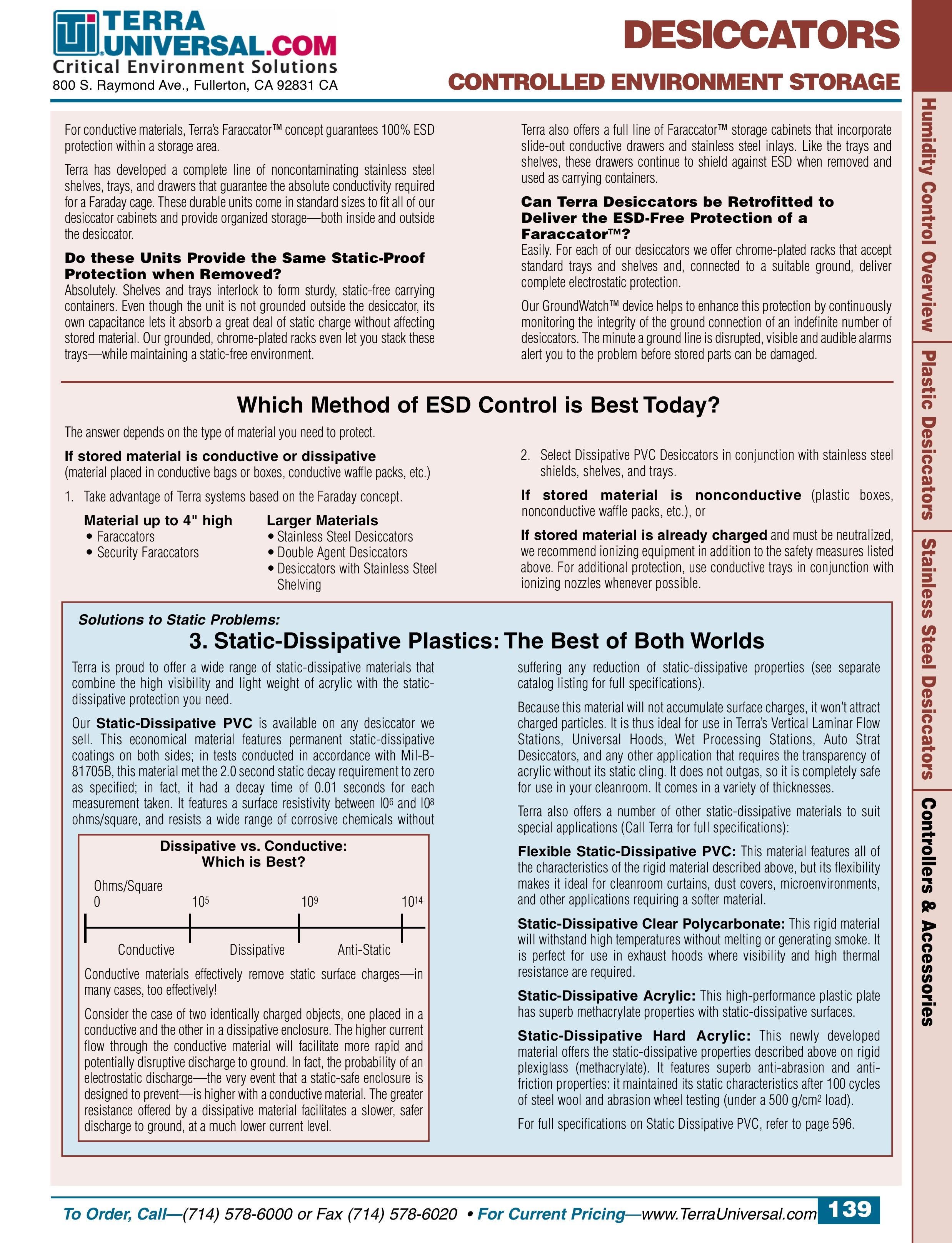 Faraccator Desiccators – Quick Reference Guide, Page 3