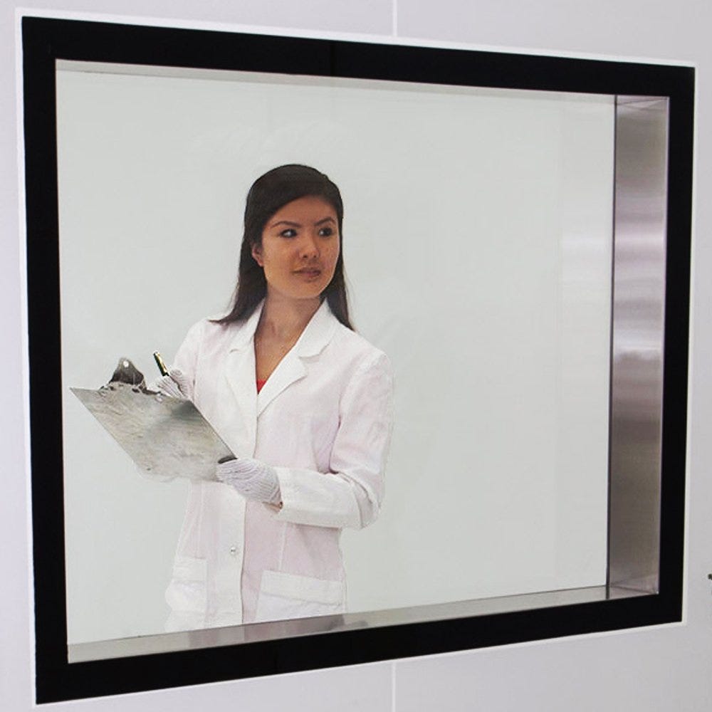 BioSafe Frameless Tempered Single Glass Window