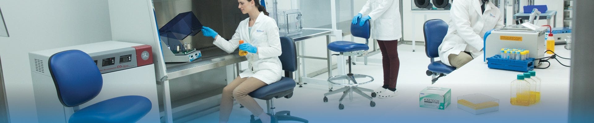 These durable, ergonomic lab chairs from BioFit and Dauphin are designed specifically for cleanroom and laboratory seating