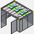 Extra-Wide Access Doors to Transfer Large Equipment