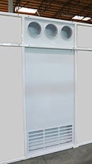 Vertical Air Return, Wall Mount, High Capacity/Efficiency, Over 7'