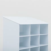 Polypropylene Multifunctional Storage Systems for Gowning Rooms and ...