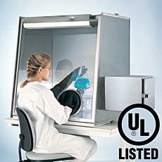 Stainless Steel Full-View Glove Box Isolator