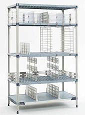 MetroMax Q Open Grid Polymer Shelving Systems