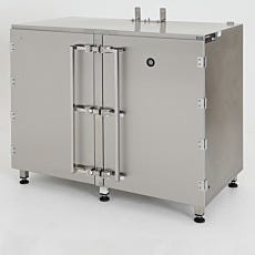 stainless steel desiccator cabinet with double doors for bulky materials