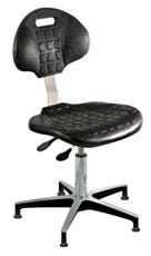 BioFit Urethane Chair Cast Alluminum Base With Standard Glides