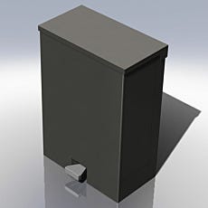 BioSafe Stainless Steel Garment Hamper