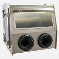 Stainless Steel Full-View Glove Box Isolator