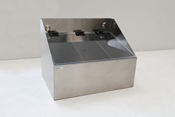 3 Chamber Wall Mounted Acrylic Gloves Dispenser