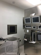 316L stainless steel cleanroom pass through for USP 797 pharmacy