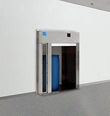 Roll-Up Door Pass-Through, Door Open