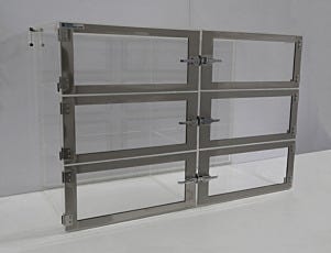 Desiccator Cabinet Wafer box with 6 clear acrylic chambers