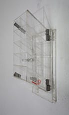BioSafe 10 Chamber Acrylic Safety Glasses Holder Protective eyewear