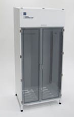 Garment Storage Cabinet Steel Sloped Top With SDPVC Door