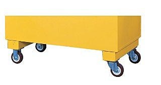 Justrite Flammable Safety And Tool Storage Chest With 4 Casters