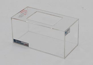 Cleanroom Acrylic Hat Bootie Dispenser