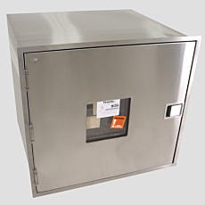 CleanMount CleanSeam fire-rated pass-through in 316L stainless steel