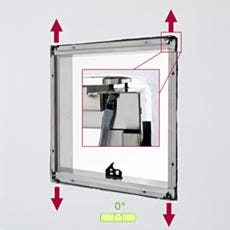 CleanMount cleanroom window installation diagram