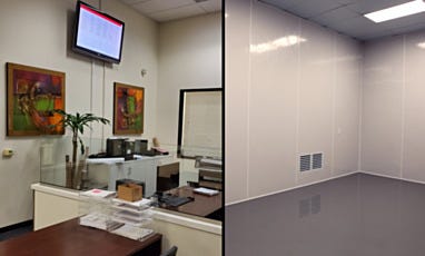 Cleanroom FRP Conversion of Office Space