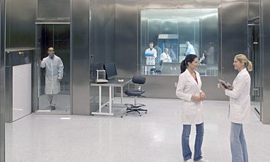 Tempered Glass Window For Clean Room