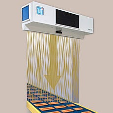 Conveyer Belt Airshower Diagram