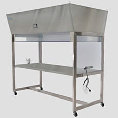 Custom double-sided vertical laminar flow station