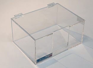 Cleanroom Enclosed Acrylic Wiper Dispenser