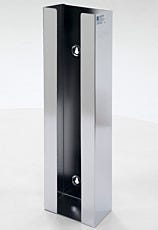 2 Compartment Wall Mounted Steel Vertical Gloves Dispenser