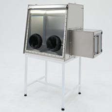 Extra-Tall Stainless Steel Glovebox for moisture sensitive catalysis work