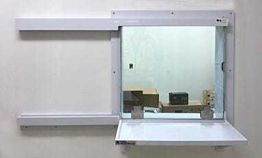 Sliding Pass-through Convenience Window