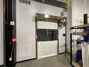 Install photo of Rite-HIte roll-up door