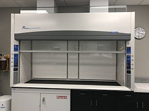 Ducted Protector Fume Hood manufactured by Labconco for thermoplastics