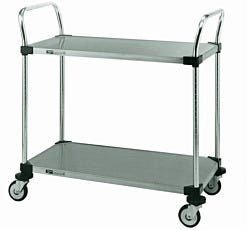 2-Shelf Stainless Steel Utility Cart by Metro