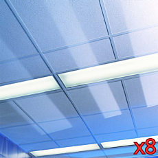 gypsum cleanroom ceiling tiles