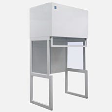 4ft wide explosion proof exhaust fume hood in powder-coated steel