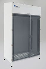 Large Garment Storage Cabinet Steel Sloped Top With SDPVC Door