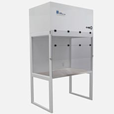 Vertical Laminar Flow Station with Stainless Steel Work Surface