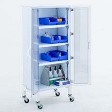 Cleanroom Storage Cabinet with Adjustable Shelves