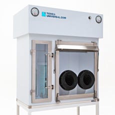 USP 797 polypropylene glovebox isolator