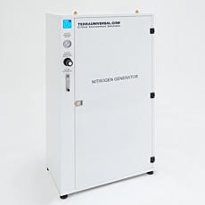 Portable nitrogen gas generator with built-in compressor and gas cylinder