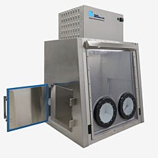 Refrigerated glove box for pharmaceutical research and development