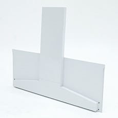 Back side of detachable exhaust plenum for benchtop laboratory hood