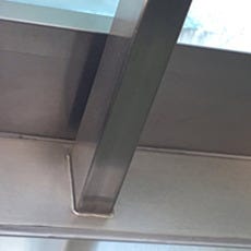 Stainless Steel Door Frames Welded Seams