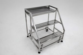 Stainless Steel Step Stool Ladder