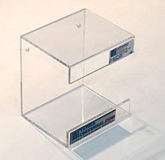 Cleanroom Medium Acrylic Tissue Box Holder