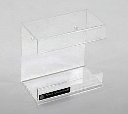 Cleanroom Small Acrylic Tissue Box Holder