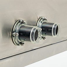 Vacu-Pass cord and cable port kit for cleanroom applications