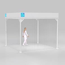 10x10 valuline softwall cleanroom