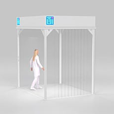 6x8 valuline softwall cleanroom